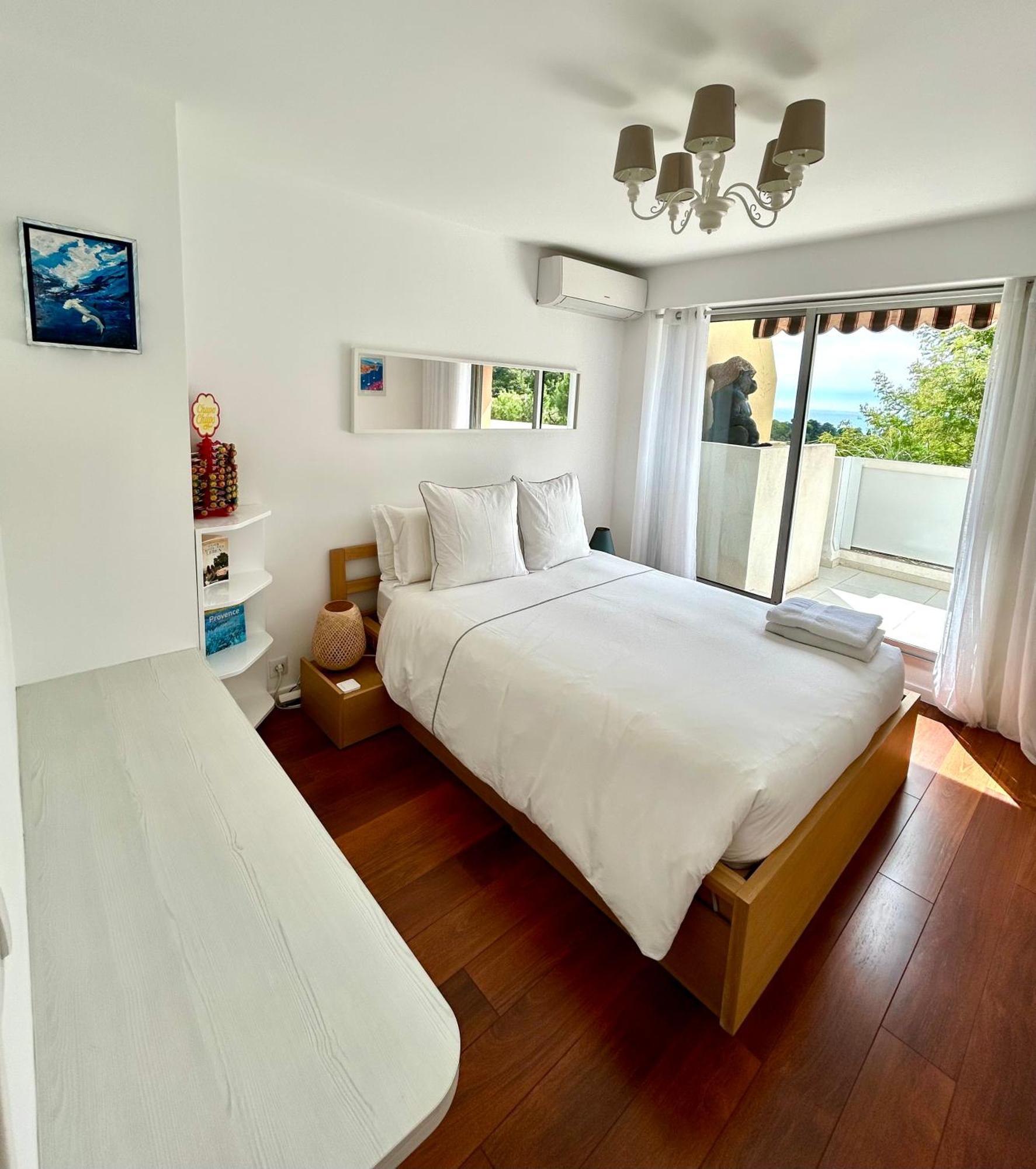 Appartement Luxe - 3 Pieces Avec Vue Mer, Piscine Et Tennis Nice Exterior photo